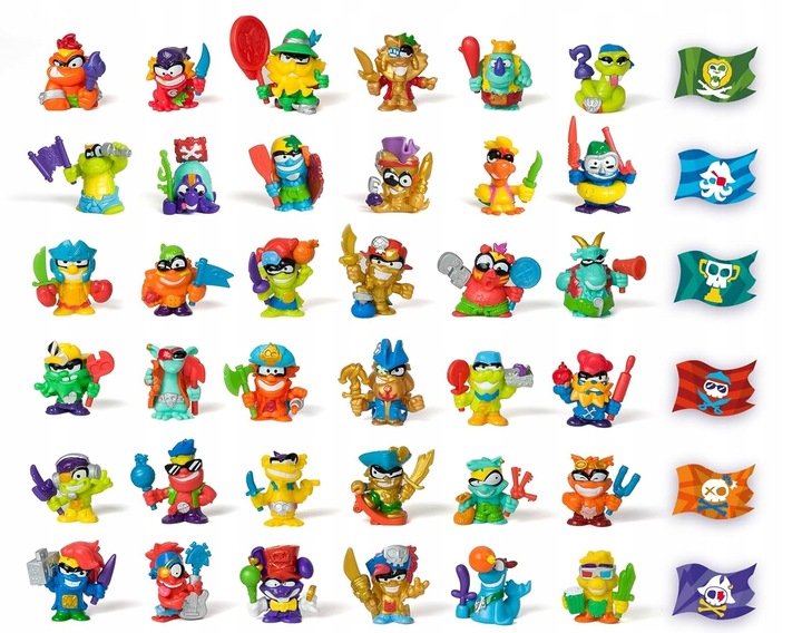 MAGIC BOX - PIRATIX - SERIA GOLDEN TREASURE - 6 SZT SASZETEK Z FIGURKĄ