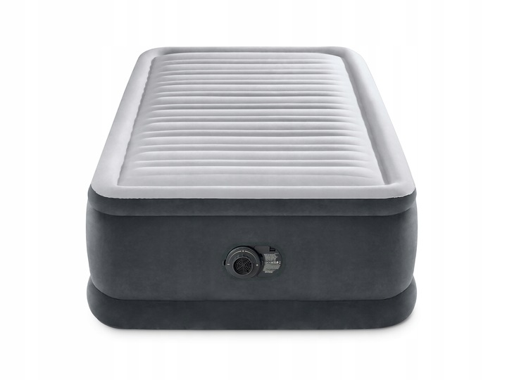 Materac jednoosobowy Intex 191 x 99 x 46 cm szary 64412 FIBER-TECH