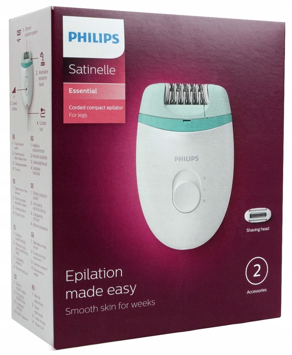 DEPILATOR PHILIPS BRE245/00 SIECIOWY