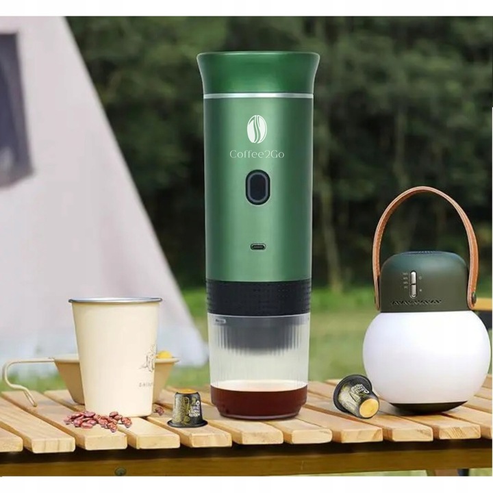 Przenośny Ekspres do Kawy Mielonej Kapsułek New Line Edition 2025 Zielony