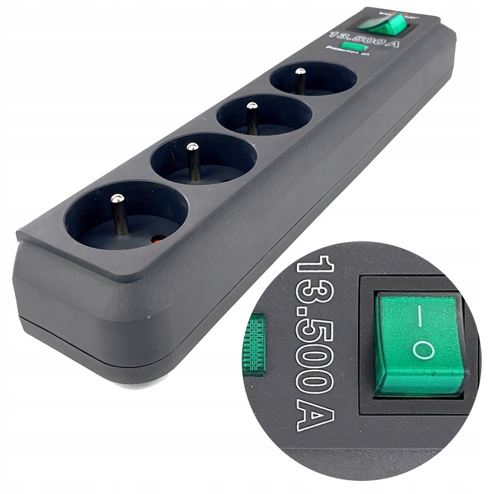 LISTWA PRZEPIĘCIOWA BRENNENSTUHL 4 GNIAZDA 13500A