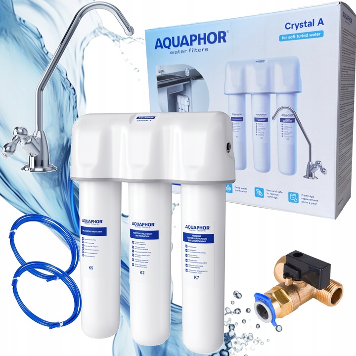 Filtr wody pitnej Aquaphor Kryształ A kran zestaw