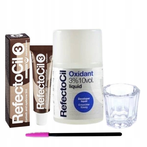 Zestaw REFECTOCIL Henna brąz Liquid 3% kieliszek