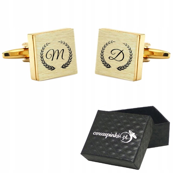 Spinki do mankietóW TWOJE INICJAŁY