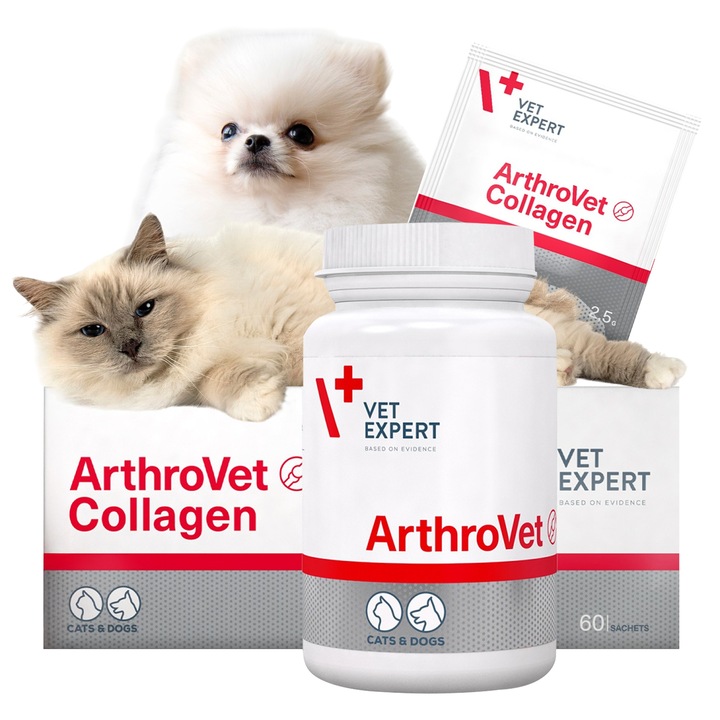 Vet Expert ARTHROVET - zestaw wspomagający prawidłowe funkcjonowanie stawów