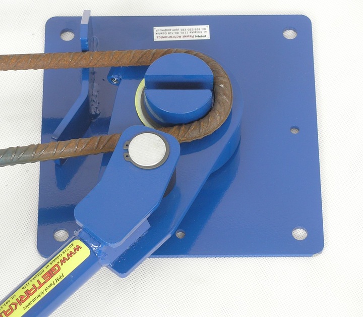 Giętarka HARTOWANA z ŁOŻYSKIEM do prętów drutu zbrojenia 6-18