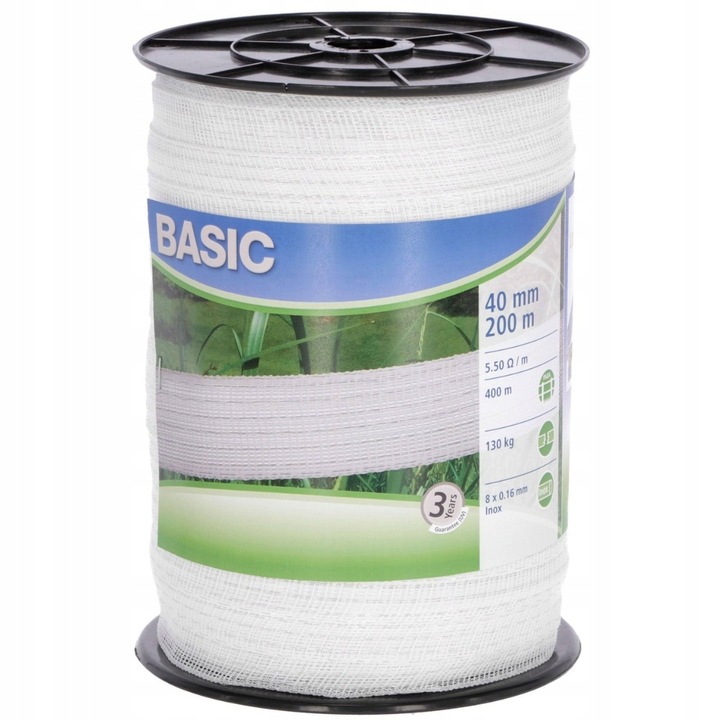 Taśma Basic Do Pastucha Koni PASTUCH Polska 40 mm