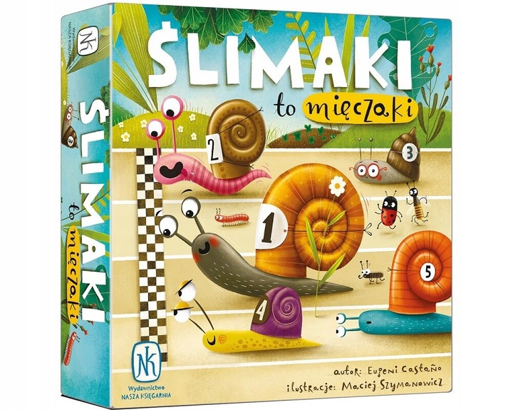 Gra planszowa NASZA KSIĘGARNIA Ślimaki to mięczaki