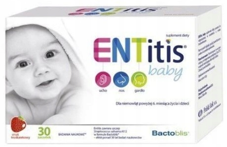 ENTITIS BABY 30 saszetek od smaku truskawkowym