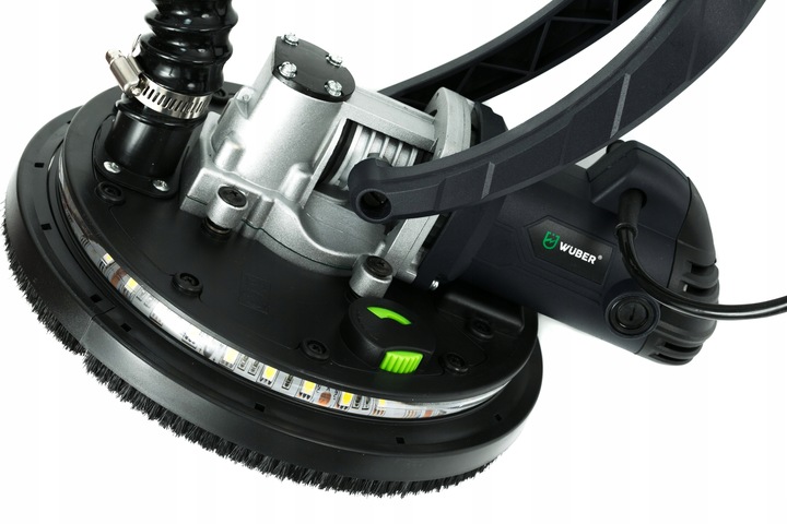 SZLIFIERKA DO GIPSU GLADZI TYNKU ZYRAFA Z PODŚWIETLENIEM LED BEZPYŁOWA