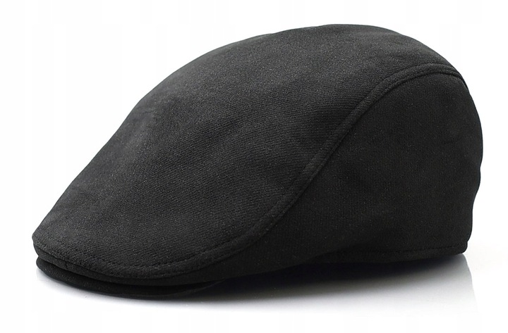 Kaszkiet męski ocieplany elegancka czapka wełna