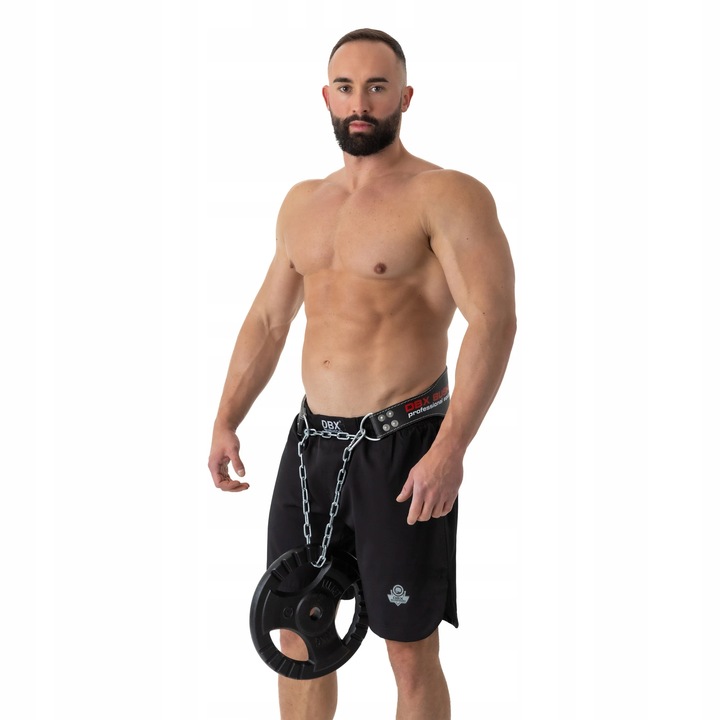 PAS OBCIĄŻENIOWY DIP BELT ZE SKÓRY DO DIPÓW I PODCIĄGANIA DBX BUSHIDO WB-1