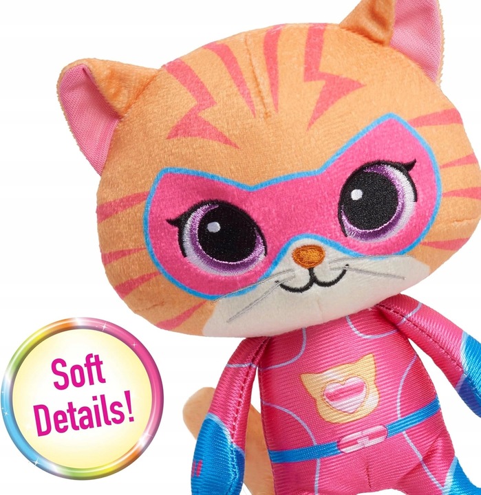 DISNEY SUPERKOTY JUNIOR SUPER KITTIES KOTEK MASKOTKA PLUSZAK GINNY GOSIA