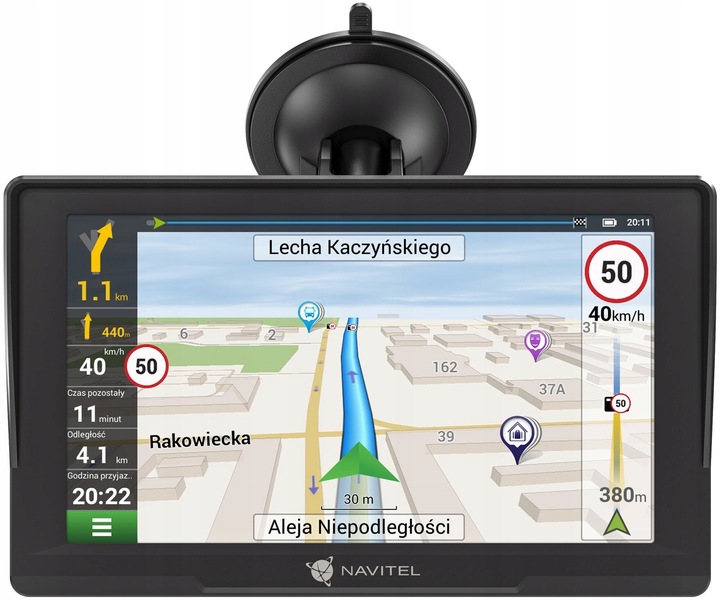 NAWIGACJA SAMOCHODOWA NAVITEL E777 DLA CIĘŻARÓWEK TIR TRUCK 7" EUROPA