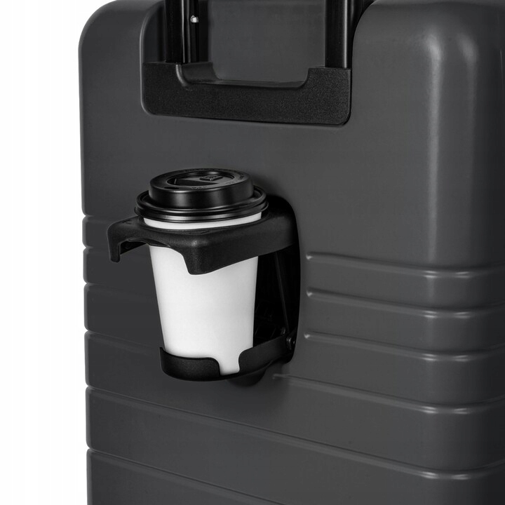 Walizka - Materiał ABS | kółka 360° | zamek TSA | uchwyt na telefon i napój