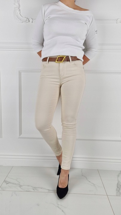 DAMSKIE SPODNIE M. SARA MODELUJĄCE DOPASOWANE Push - UP