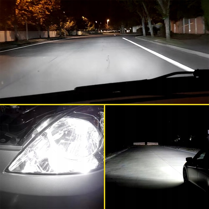 ŻARÓWKI H1 LED HOMOLOGACJA ŻARÓWKA H1 LED NAJMOCNIEJSZE H1 MOCNE CANBUS