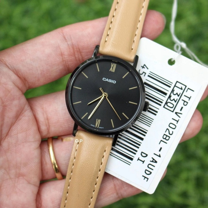 ZEGAREK DAMSKI CASIO LTP-VT02BL-1A KLASYKA + BOX +GRAWER