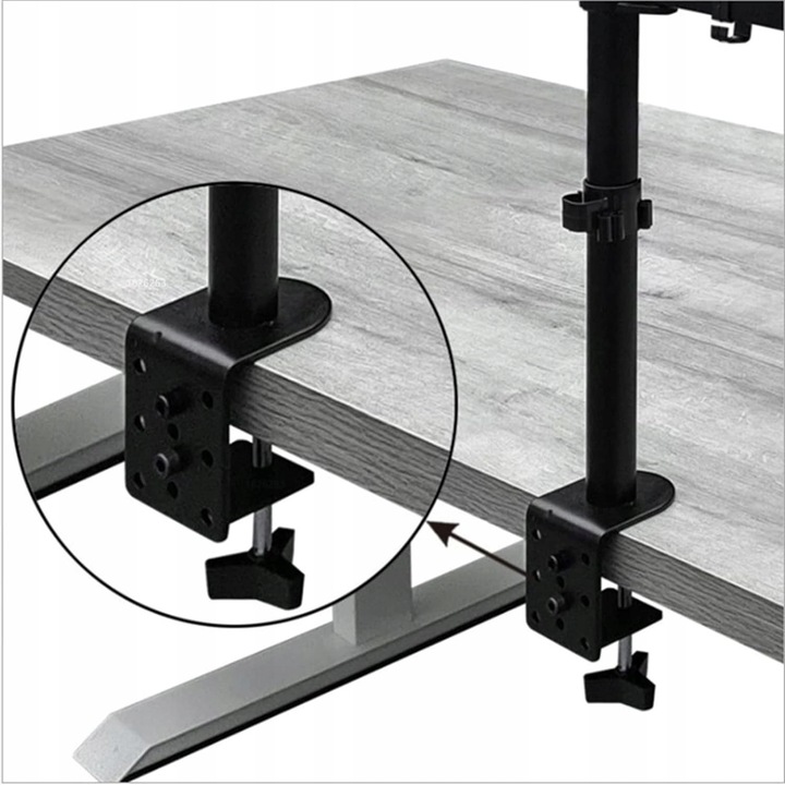 Uchwyt do monitora 10-32 i laptopa 12-17cali Biurkowy Regulowany