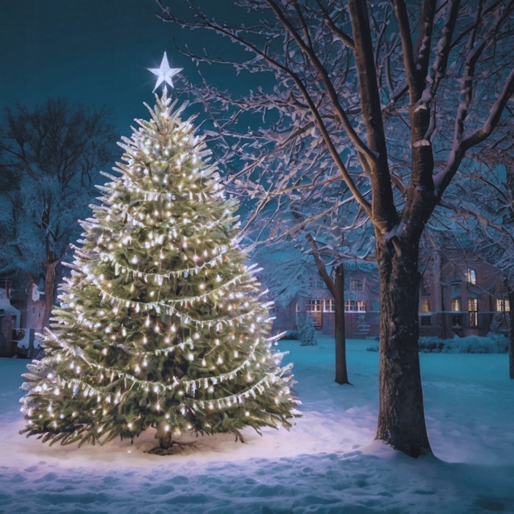 Lampki Świąteczne Światełka Choinkowe LED Zimne Zewnętrzne Flash 500 Sztuk