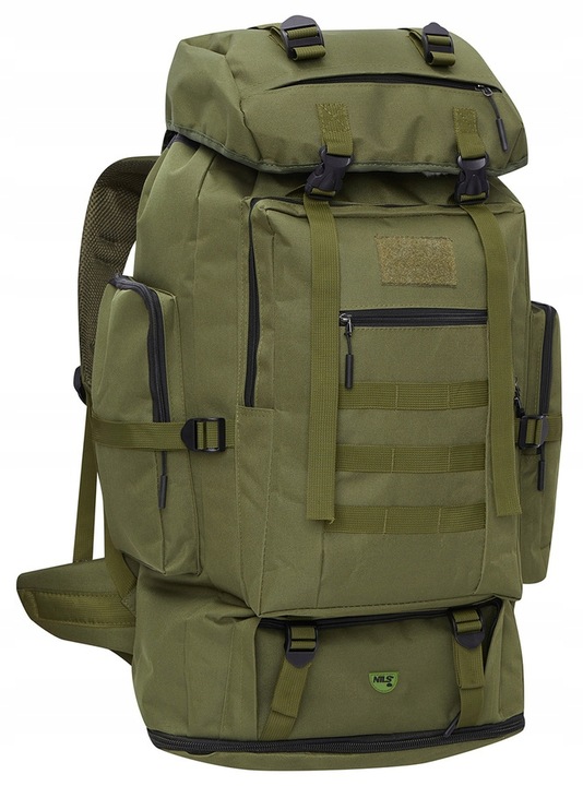Plecak Wojskowy Taktyczny Turystyczny Sportowy Pojemny Zielony Duży 100 L