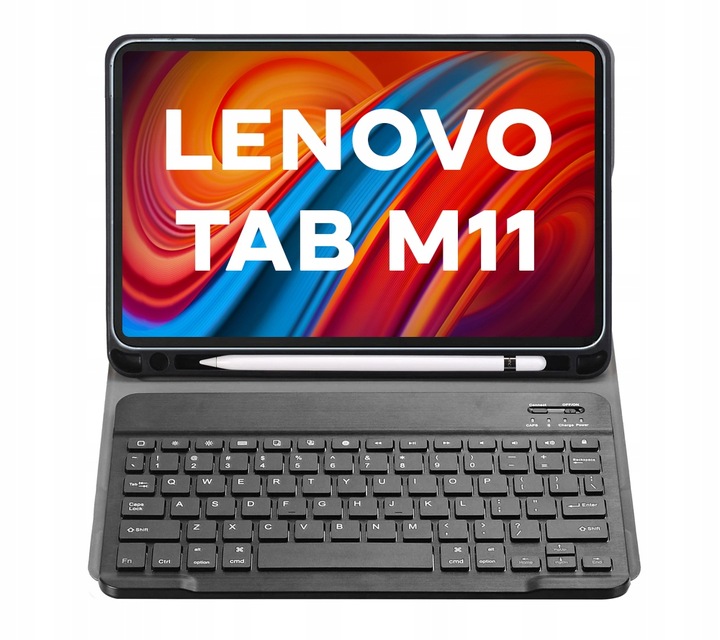 ETUI I KLAWIATURA BLUETOOTH DO LENOVO TAB M11 11" TB330FU TB330XU CZARNY