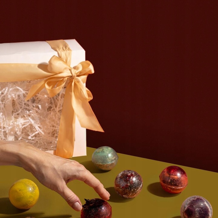 Bombki Herbaciane MINI. Zestaw prezentowy 6szt