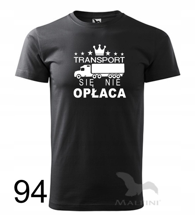 Koszulka męska TRANSPORT SIĘ NIE OPŁACA kolory