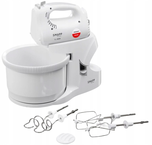 ZELMOTOR SMAPP POLSKI mikser ręczny 2 x misa 580W