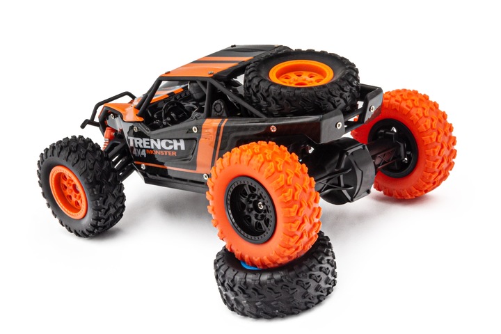 Samochód ZDALNIE STEROWANE AUTO 4x4 na PILOTA Akumulator RC Terenowy Buggy