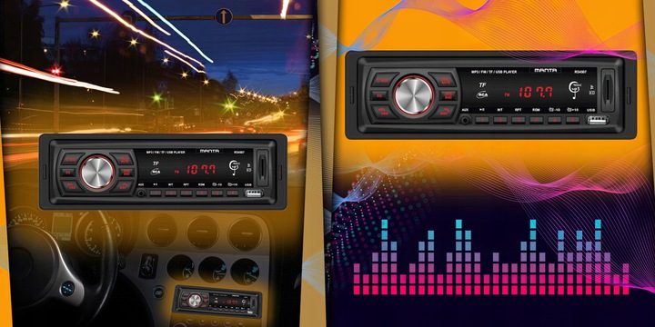 Radio samochodowe MANTA RS4507BT
