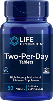 LIFE EXTENSION TWO PER DAY 60TAB MULTIWITAMINA