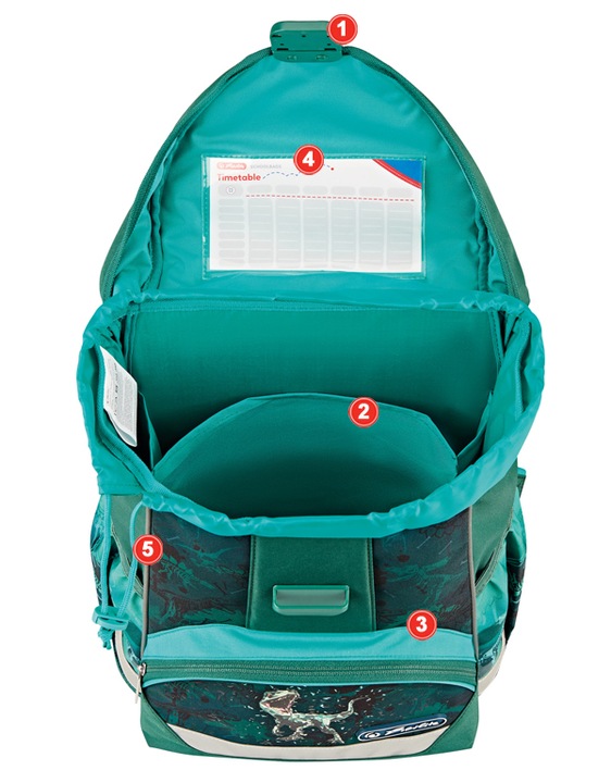 TORNISTER SZKOLNY HERLITZ ULTRALIGHT T-REX ZESTAW