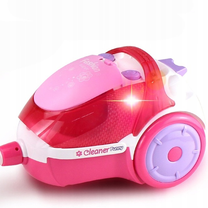 ODKURZACZ RĘCZNY INTERAKTYWNY XXL FUNKCJA SSANIA DŹWIĘK RÓŻOWY WOOPIE