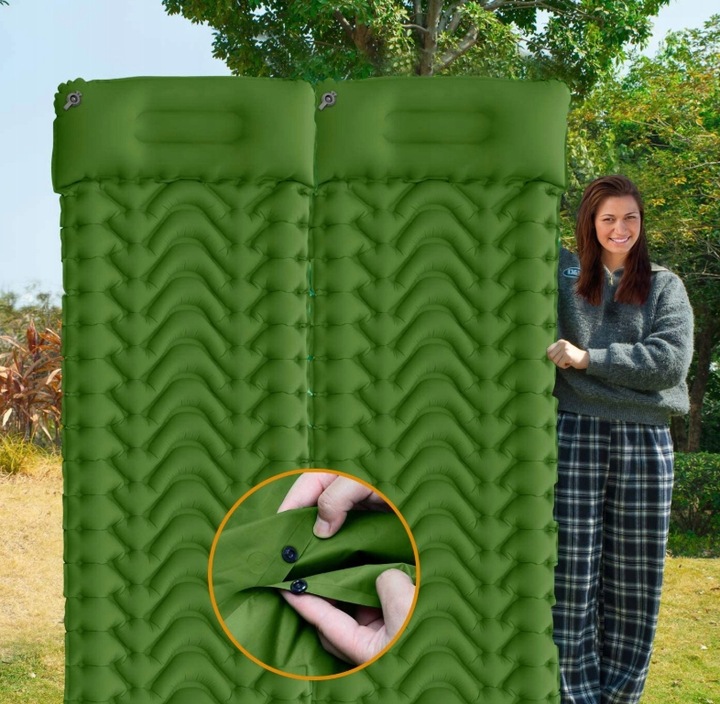 MATA SAMOPOMPUJĄCA KARIMATA 196x68x8CM Z PODUSZKĄ