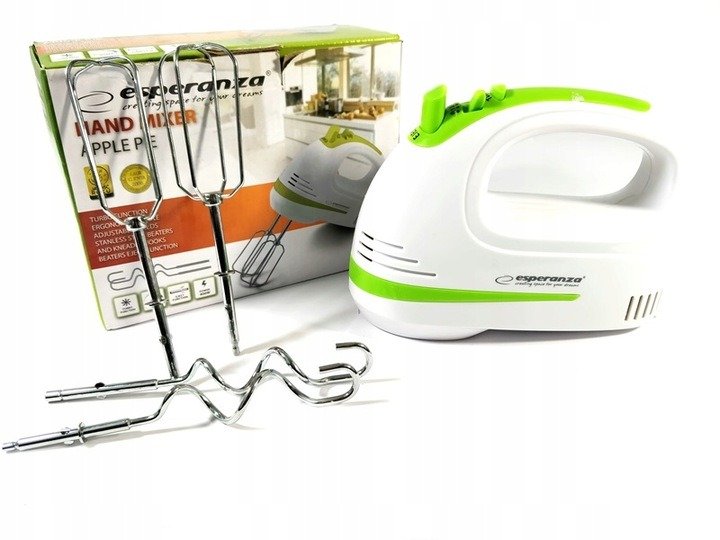 MIKSER RĘCZNY ROBOT KUCHENNY 400W 4 KOŃCÓWKI TURBO