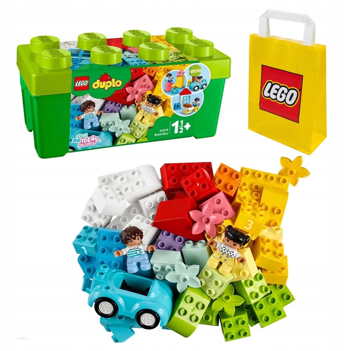 KLOCKI LEGO DUPLO 10913 PUDEŁKO Z KLOCKAMI KREATYWNA ZABAWA PREZENT + TORBA