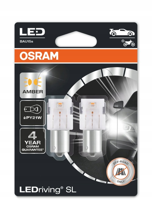 Osram żarówka Led Premium New PY21W Pomarańczowa