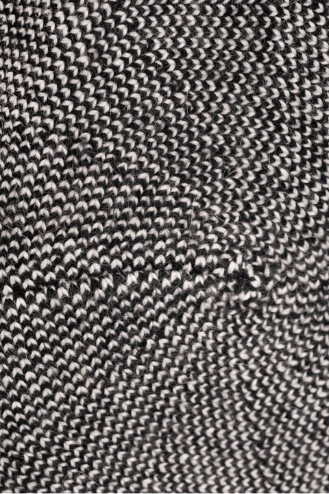 Beret damski wełniany Arcana - z dodatkiem angory, elegancki Czarny