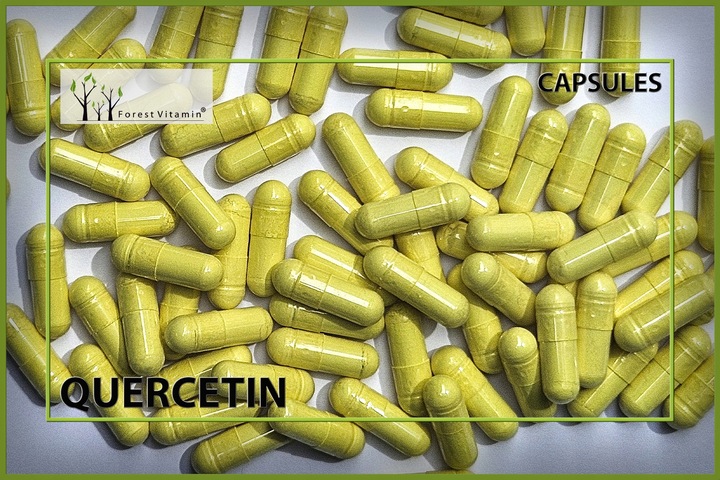 KWERCETYNA CHOLESTEROL 100 kaps 400mg MOCNA DZIAŁA