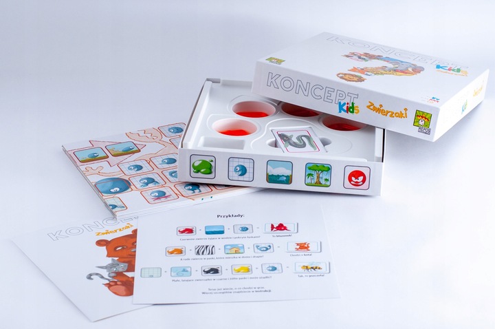 Gra planszowa Rebel Koncept Kids: Zwierzaki