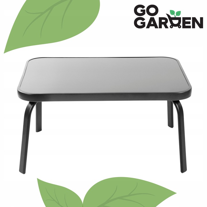 MEBLE OGRODOWE ZESTAW MEBLI OGRODOWYCH KOMPLET METALOWE 2 KRZESŁO SOFA STÓŁ