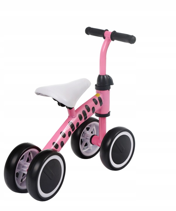 Dziecięcy rowerek biegowy Webben Zebra Różowy Jeździk dla dziewczynki