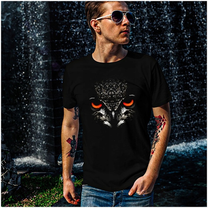 Koszulka Sowa Sową 3D Owl Puchacz M