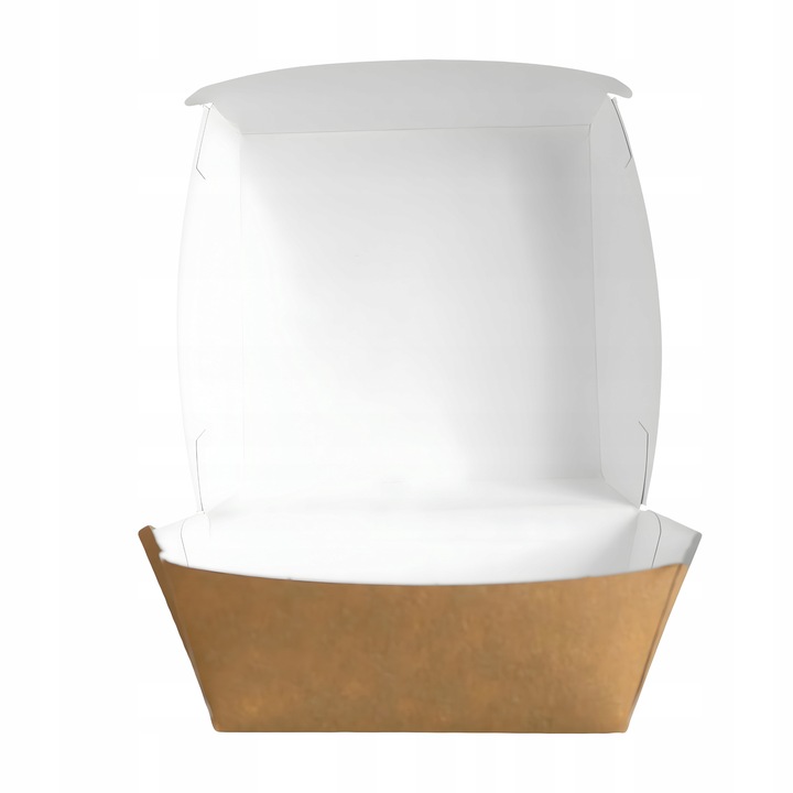 Opakowanie na Hamburgera Pudełko Burger Box Kraft Duże 150x150x80mm 100szt