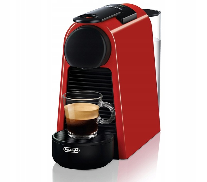 Ekspres na kapsułki DeLonghi Nespresso EN85.R Essenza Mini czerwony