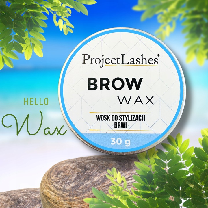 ProjectLashes Wosk Do Układania Brwi Odżywczy Peach 30 ml