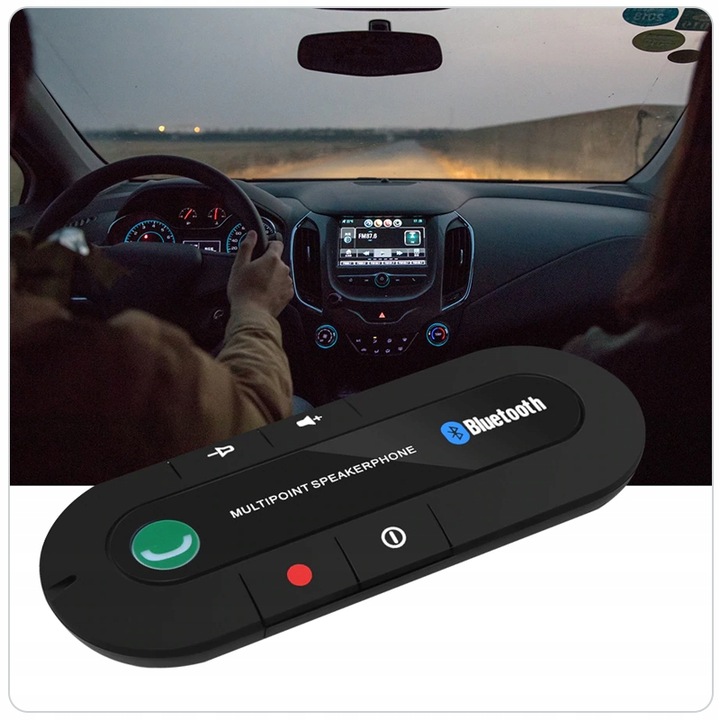 ZESTAW GŁOŚNOMÓWIĄCY BLUETOOTH DO SAMOCHODU V 4.0 4.1