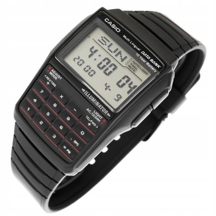 Naręczny Zegarek z wieloma funkcjami vintage CASIO