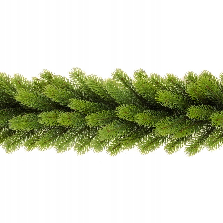 GIRLANDA Świąteczna Świerk PE 200 cm GĘSTA 144 gałązki jak naturalna